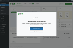 Page screenshot: Dashboard ‹ Test site — WordPress