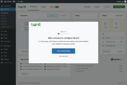 Page screenshot: Dashboard &lsaquo; Test site &mdash; WordPress