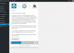 Page screenshot: Buttonizer Buttons ‹ Test site — WordPress