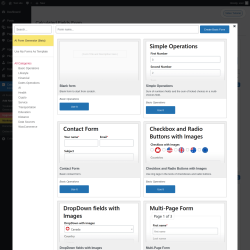 Page screenshot: Calculated Fields Form → Add New