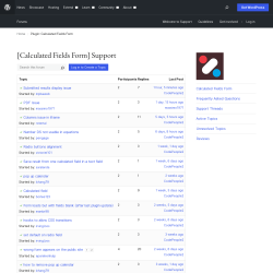 Page screenshot: Calculated Fields Form → Online Help