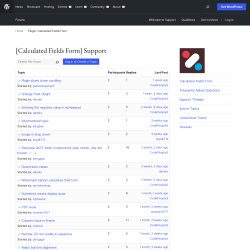 Page screenshot: Calculated Fields Form → Online Help