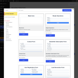 Page screenshot: Calculated Fields Form &rarr; Add New