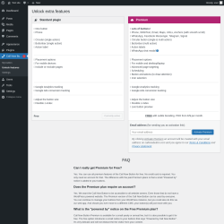 Page screenshot: Call Now Bu&hellip; &rarr; Unlock features