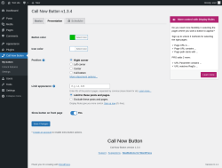 Page screenshot: Call Now Button &rarr; Presentation