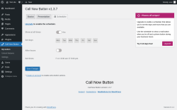 Page screenshot: Call Now Button &rarr;  Scheduler