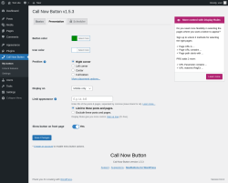 Page screenshot: Call Now Button &rarr; Presentation