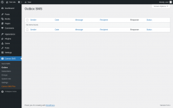 Page screenshot: Camoo SMS → Outbox