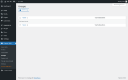 Page screenshot: Camoo SMS → Groups