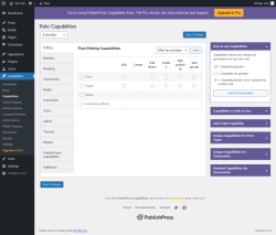 Page screenshot: Capabilities