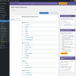 Page screenshot: Capabilities &rarr; Editor Features
