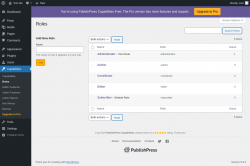 Page screenshot: Capabilities &rarr; Roles