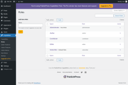 Page screenshot: Capabilities &rarr; Roles