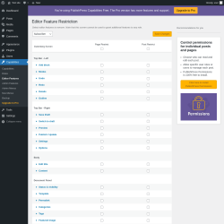 Page screenshot: Capabilities &rarr; Editor Features