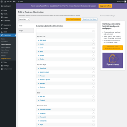 Page screenshot: Capabilities &rarr; Editor Features