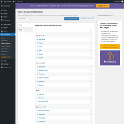 Page screenshot: Capabilities &rarr; Editor Features