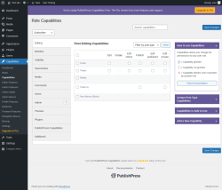 Page screenshot: Capabilities