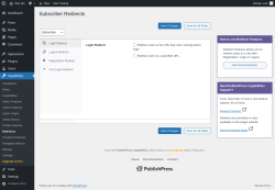 Page screenshot: Capabilities &rarr; Redirects