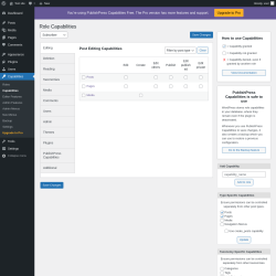 Page screenshot: Capabilities