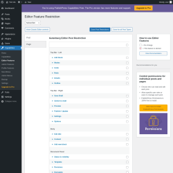 Page screenshot: Capabilities &rarr; Editor Features