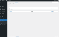 Page screenshot: Captcha → Log Entries