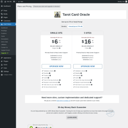 Page screenshot: Card Oracle &rarr; Upgrade&nbsp;&nbsp;➤