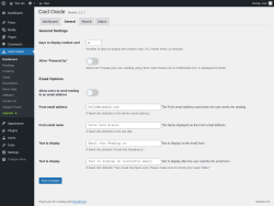 Page screenshot: Card Oracle &rarr; General