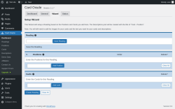 Page screenshot: Card Oracle &rarr; Wizard