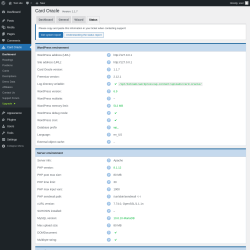 Page screenshot: Card Oracle &rarr; Status