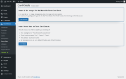 Page screenshot: Card Oracle &rarr; Demo Data