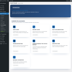 Page screenshot: Card Oracle &rarr; Documentation