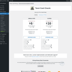 Page screenshot: Card Oracle &rarr; Upgrade&nbsp;&nbsp;➤