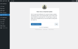 Page screenshot: Card Oracle &lsaquo; Test site &mdash; WordPress
