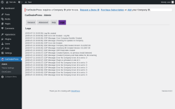 Page screenshot: CarDealerPress → Logs