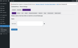 Page screenshot: CarDealerPress → Theme Settings → Inventory Display