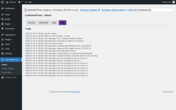 Page screenshot: CarDealerPress → Logs