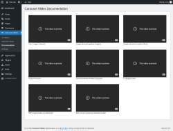 Page screenshot: Carousel Slider → Documentation