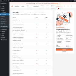 Page screenshot: CartFlows → Get CartFlows Pro