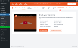 Page screenshot: CartFlows → Funnels