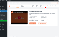 Page screenshot: CartFlows &rarr; Funnels