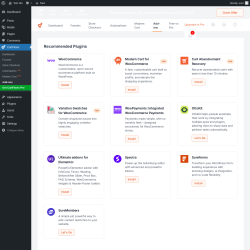 Page screenshot: CartFlows &rarr; Add-ons