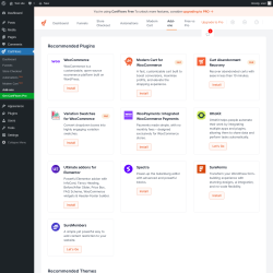 Page screenshot: CartFlows &rarr; Add-ons