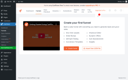 Page screenshot: CartFlows &rarr; Funnels