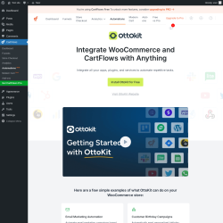 Page screenshot: CartFlows &rarr; AutomationsNew