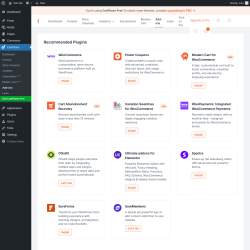 Page screenshot: CartFlows &rarr; Add-ons
