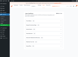 Page screenshot: CartFlows &rarr; Learn