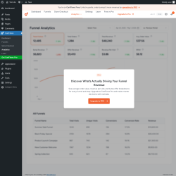 Page screenshot: CartFlows &rarr; Analytics