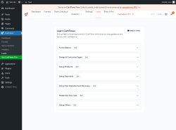 Page screenshot: CartFlows &rarr; Learn
