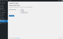 Page screenshot: Categories Images