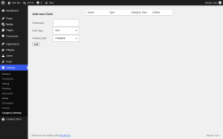 Page screenshot: Settings &rarr; Category Settings